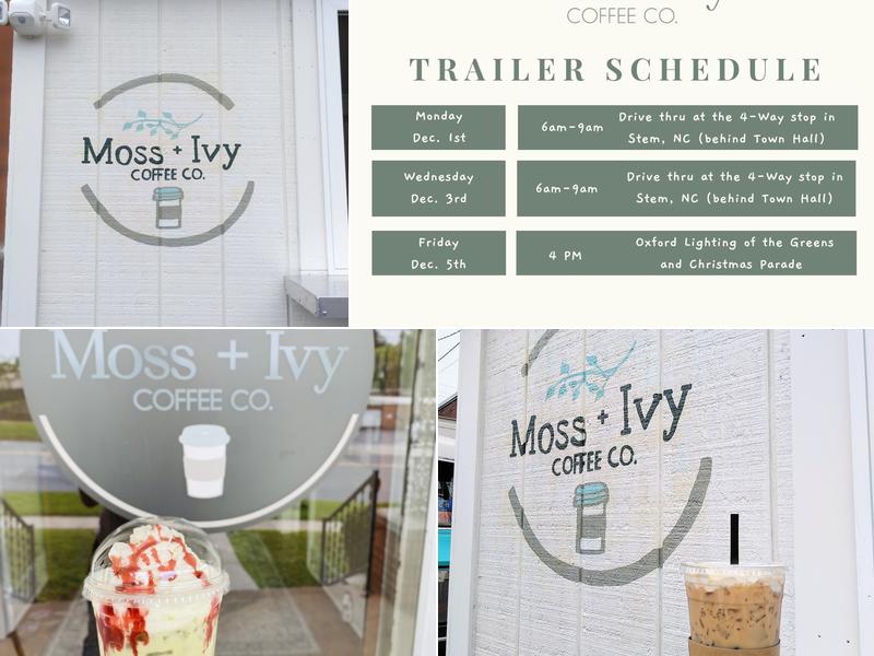 Moss + Ivy Coffee Co. 121 E McClanahan St, Oxford