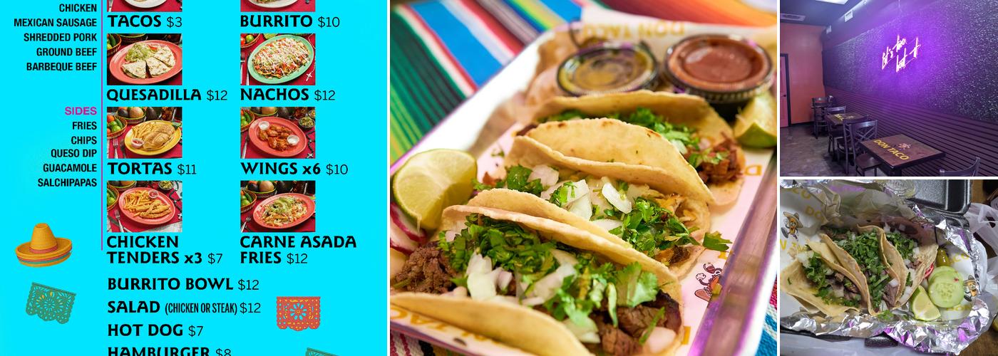 DON TACO Menu