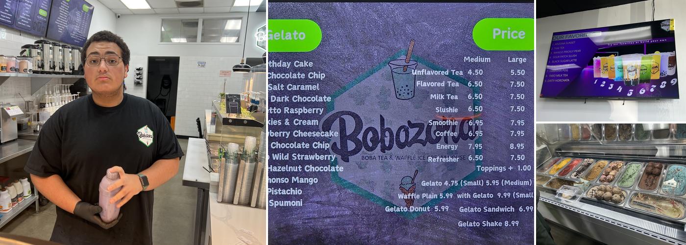 Bobazona Menu