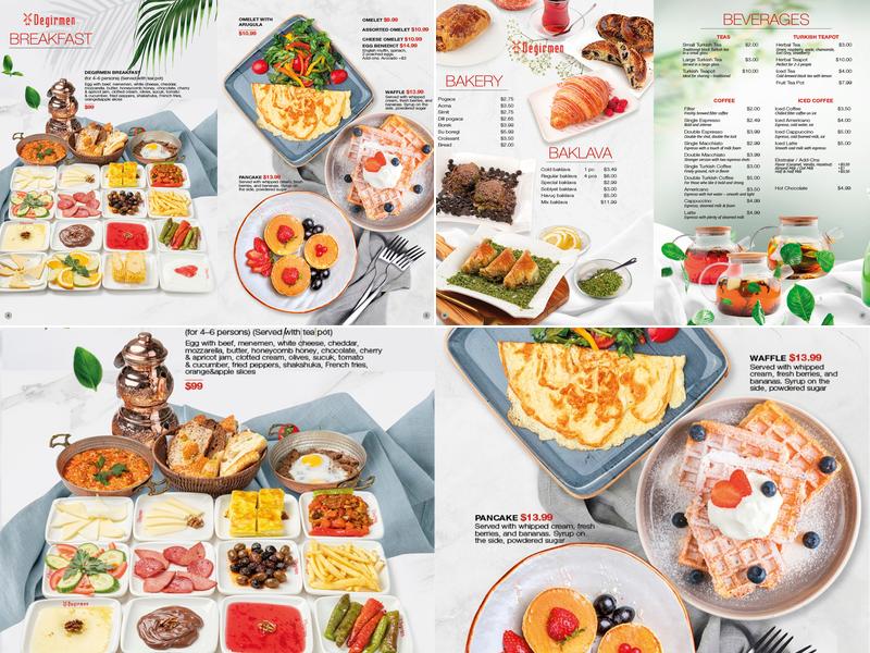 Degirmen Restaurant and Bakery Menu