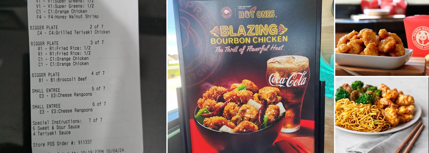 Panda Express Menu