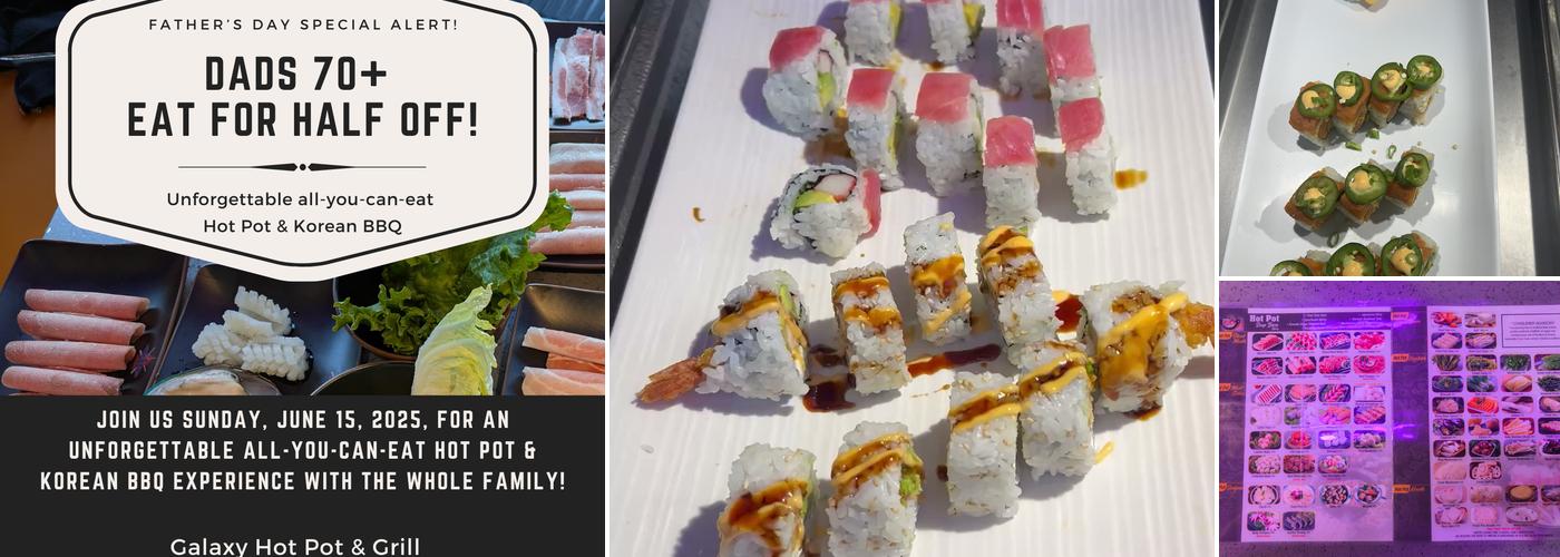 Galaxy Hot Pot & Grill Menu