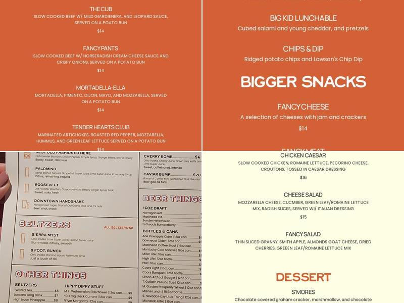 Beware of the Leopard Menu