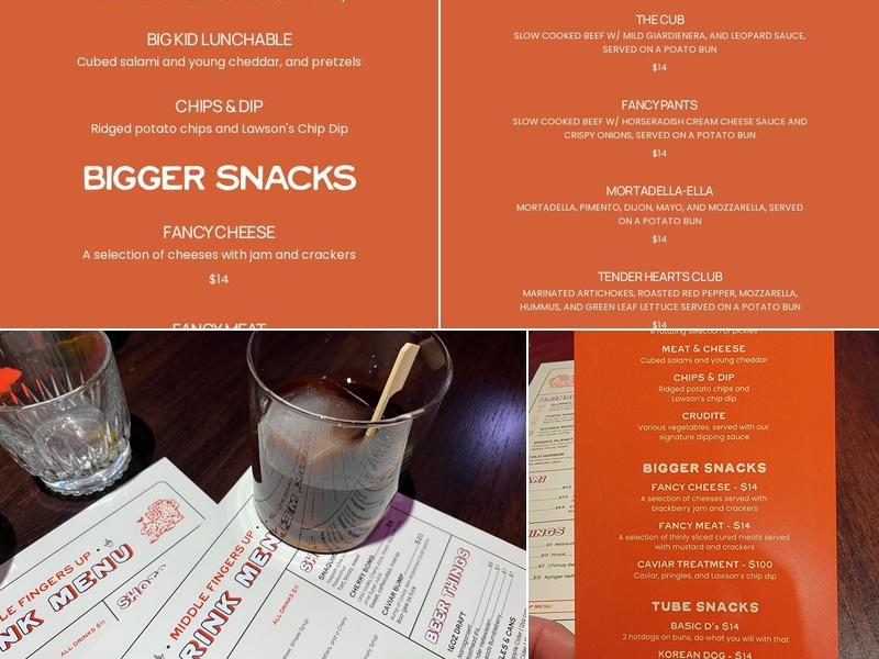 Beware of the Leopard Menu