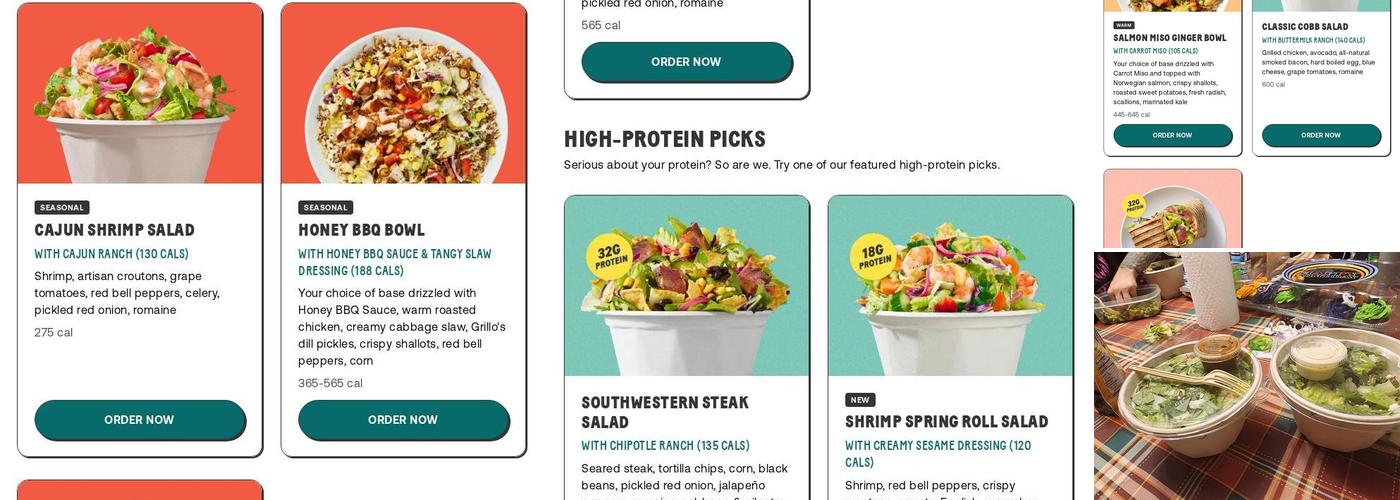 Chopt Creative Salad Co. Menu
