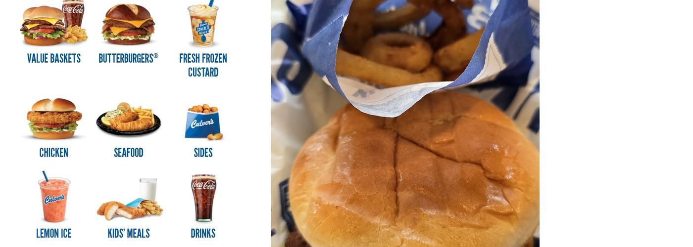 Culver’s Menu