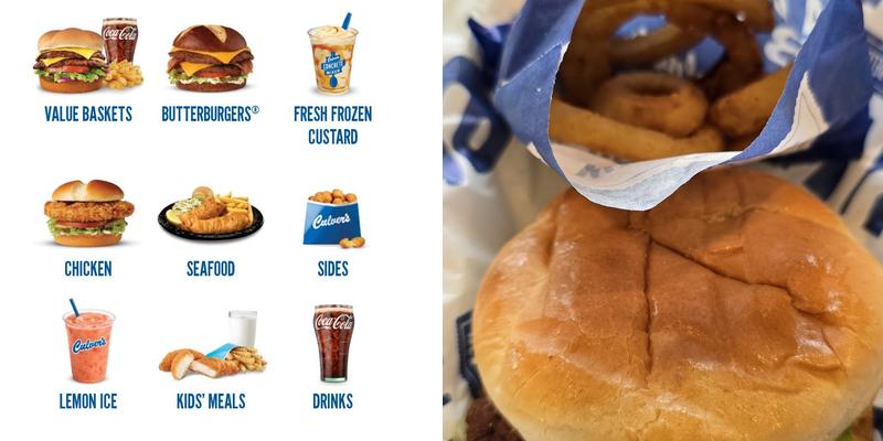 Culver’s Menu