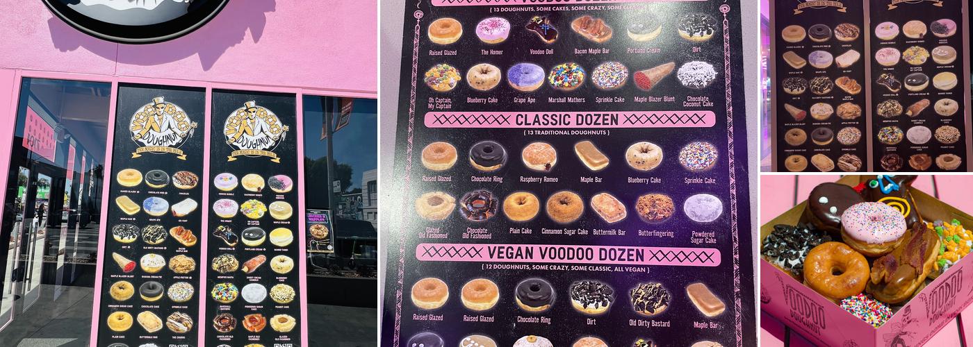 Voodoo Doughnut Menu