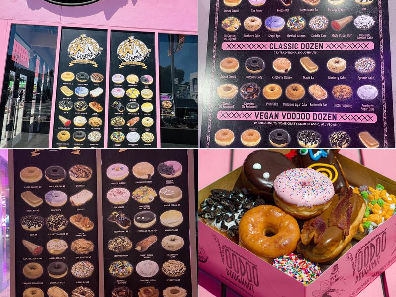 Voodoo Doughnut Menu