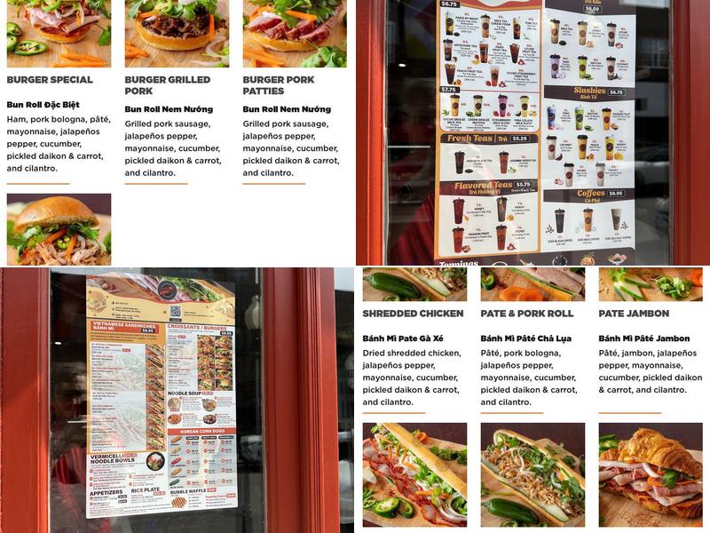 Paris Banh Mi Cafe Bakery - South Philly Menu