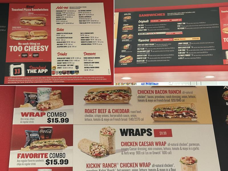 Jimmy John's Menu
