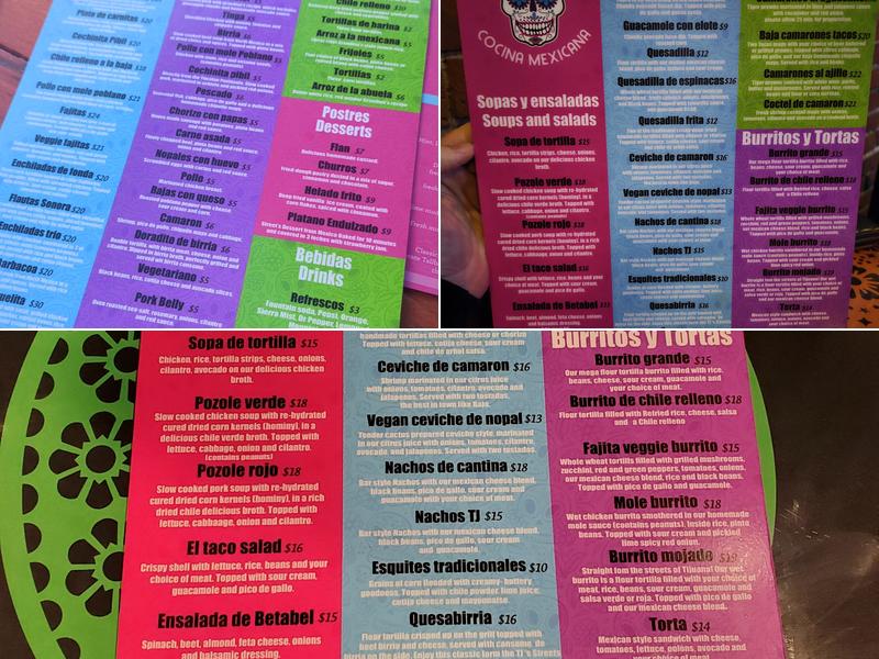 Tacos and beer everett Menu