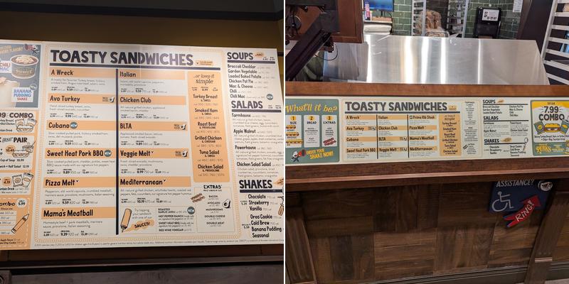 Potbelly Menu