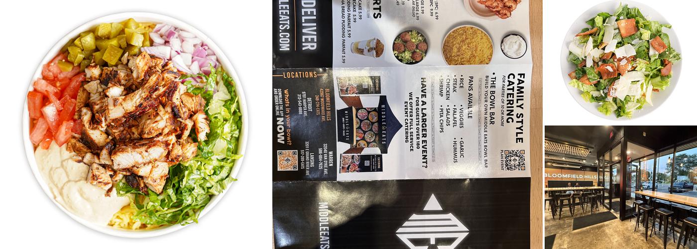 Middle Eats Menu