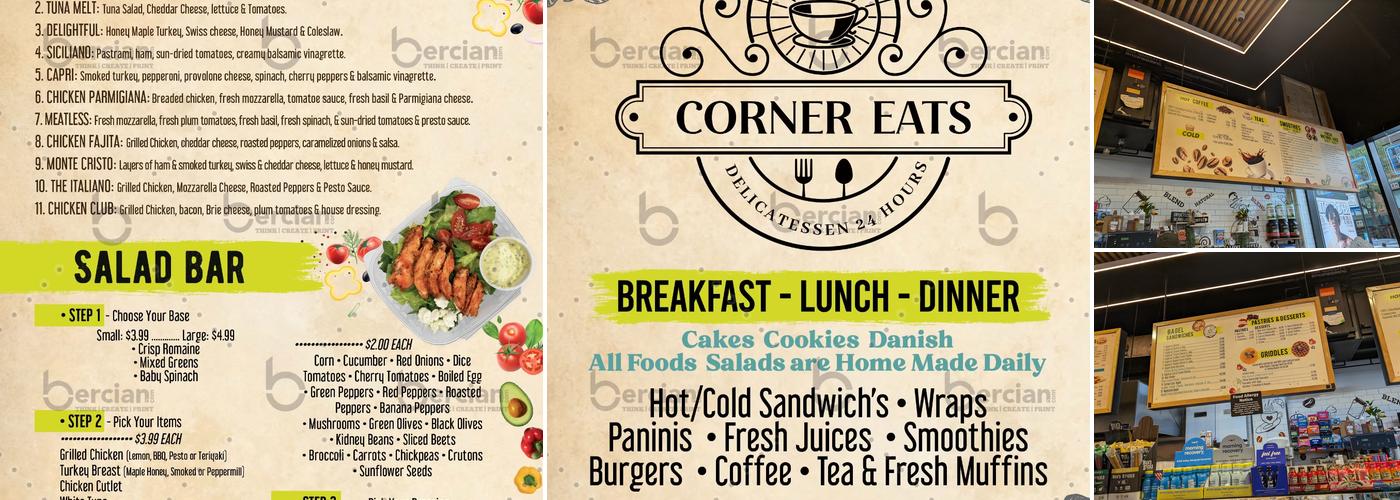 Corner Eats Menu