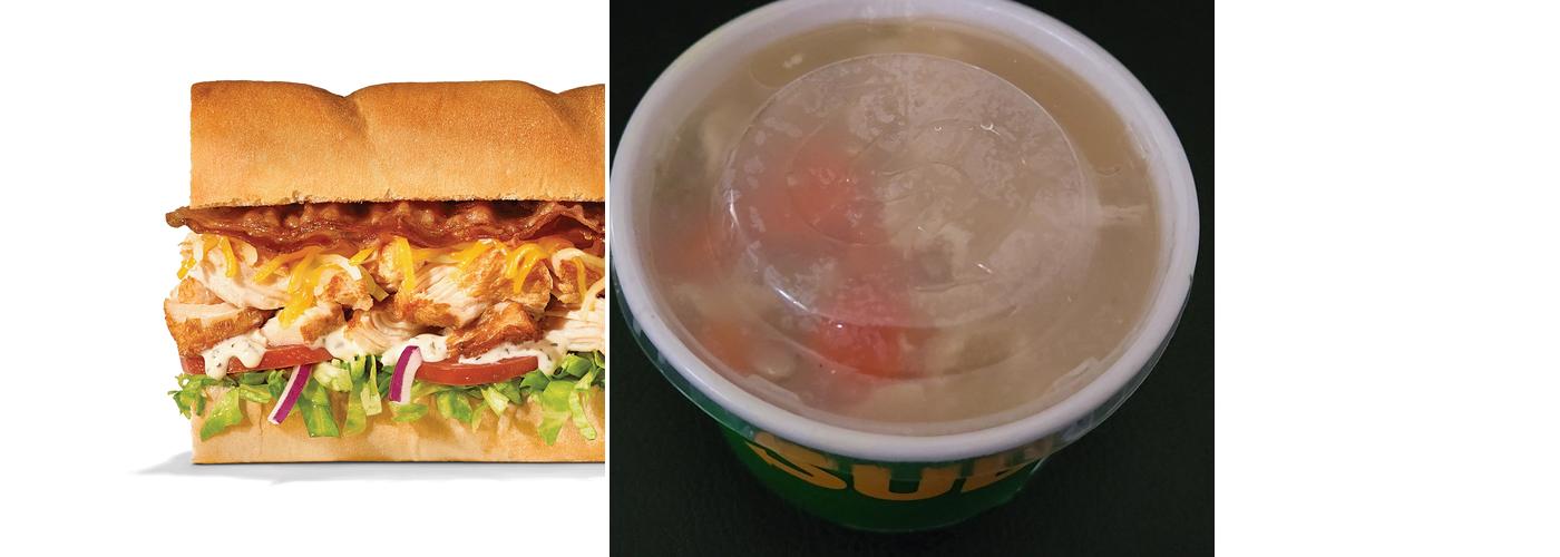 Subway Menu