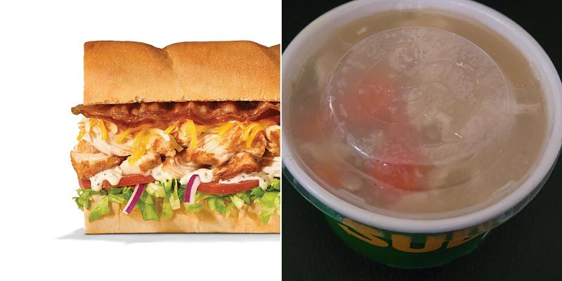 Subway Menu
