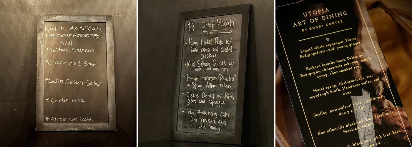 The Kitchen Menu
