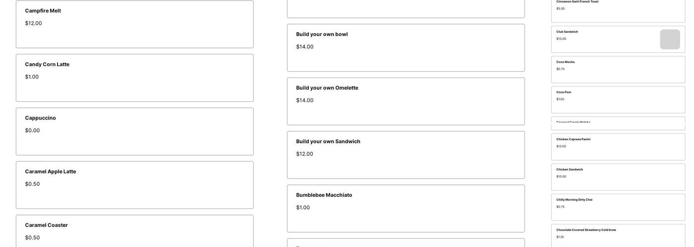 Northwoods Cafe & Coffeehouse Menu