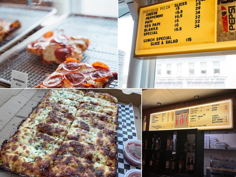 Precious Pizza Menu