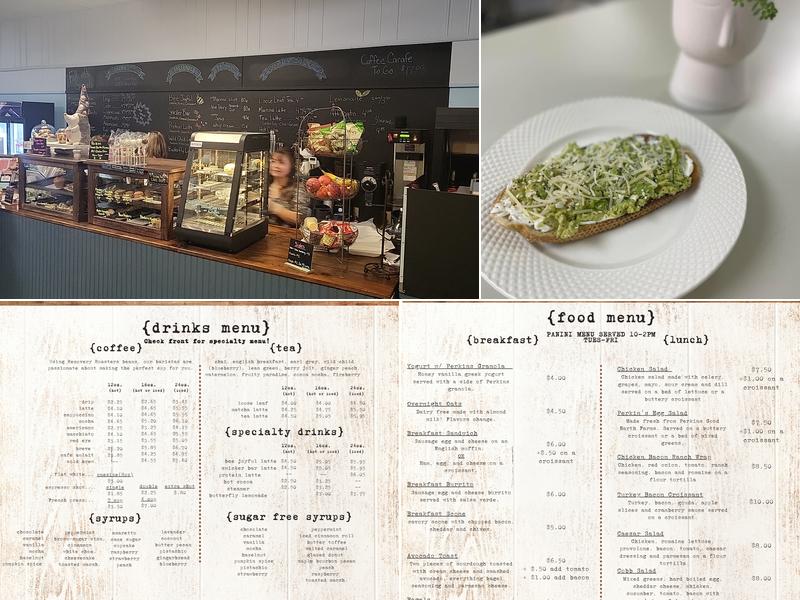 Cup of Joy Cafe, Too Menu