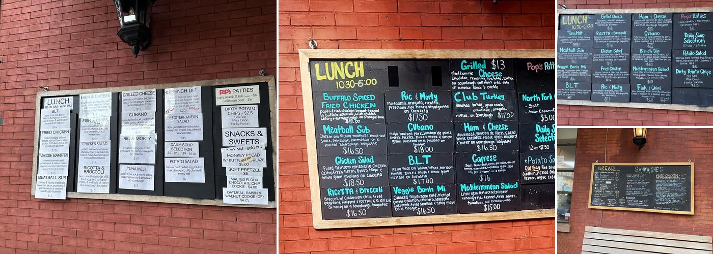 WINNER Menu