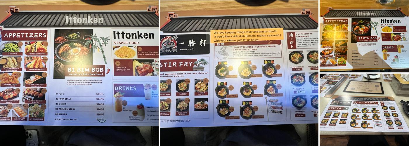 Ittonken一豚轩 Menu