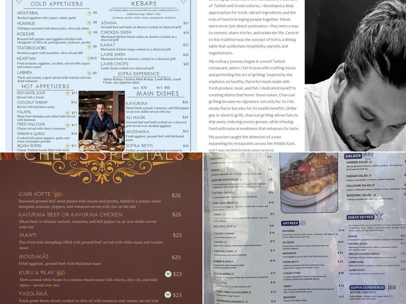 Sofra Menu