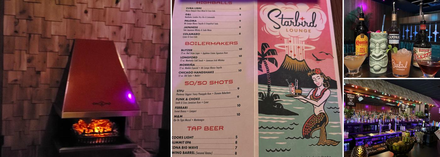 Starbird Lounge Menu