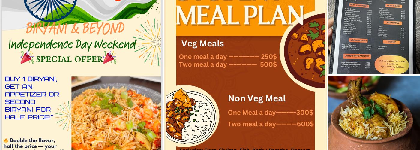 Biryani N Beyond Menu