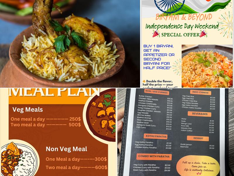 Biryani N Beyond Menu