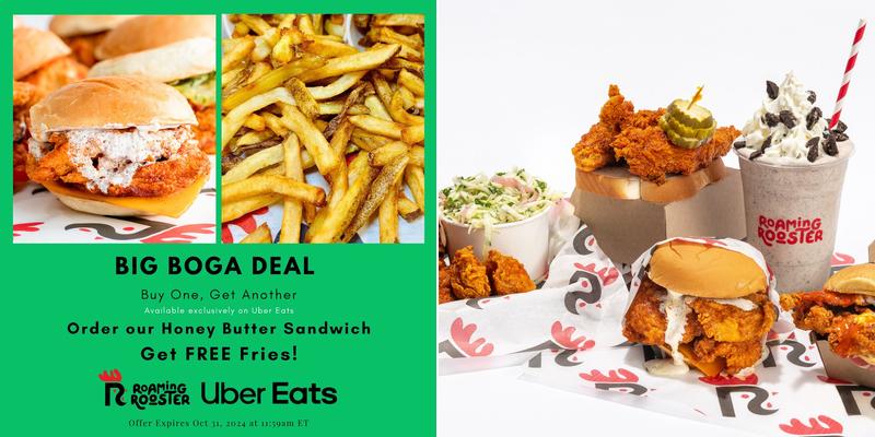 Roaming Rooster Menu