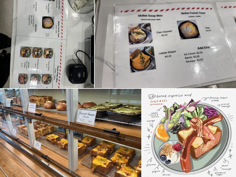 Bread, Espresso & Menu