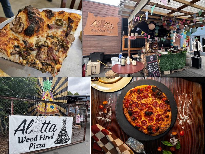 Alotta wood fired pizza