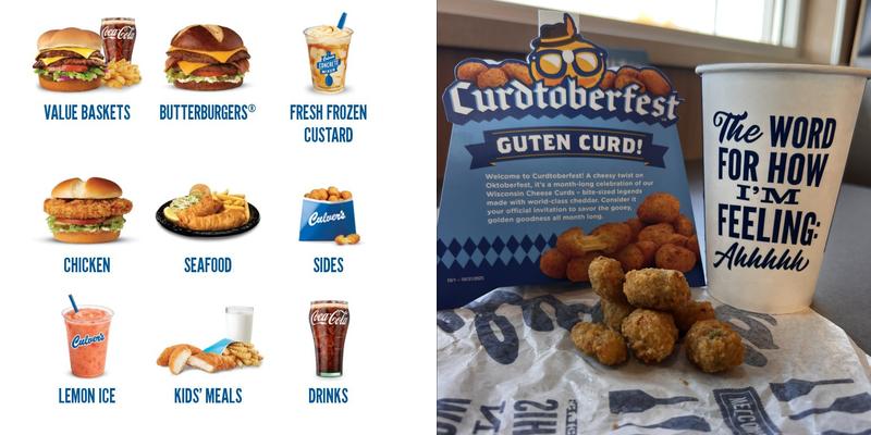 Culver’s Menu
