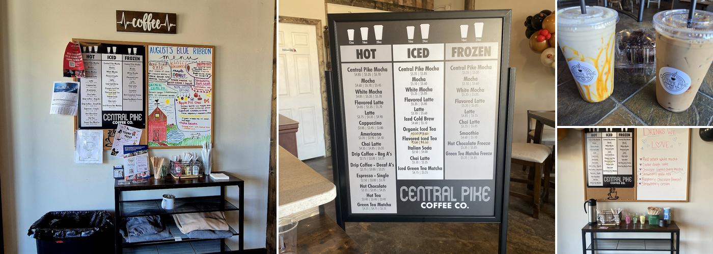 Central Pike Coffee Co. Menu