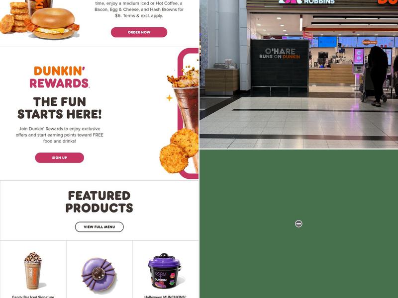 Dunkin' Menu