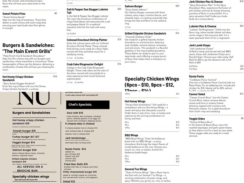 The Chickin Box NYC Menu