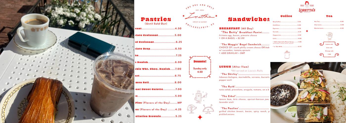 Loretta's Menu