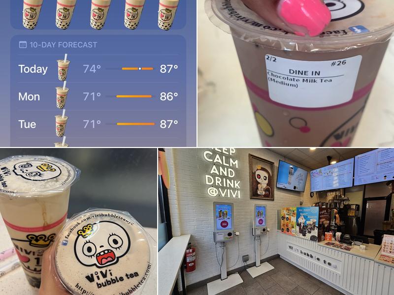 Vivi Bubble Tea Menu