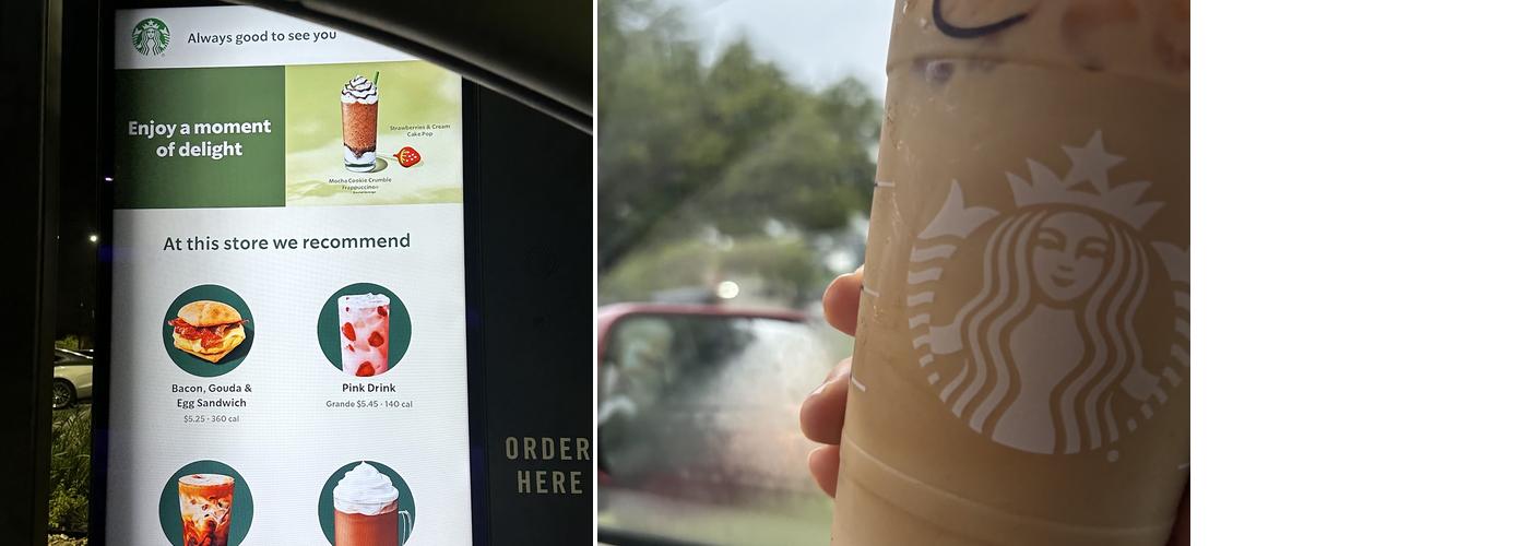 Starbucks Menu