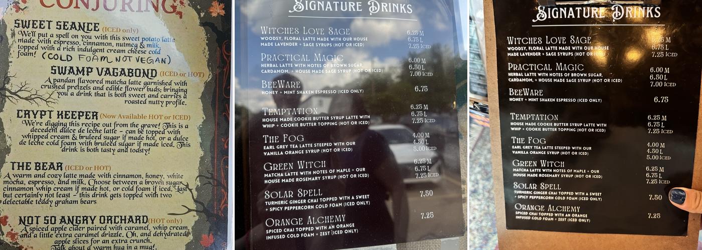 Mr. Tombstone’s Coffee Emporium Menu