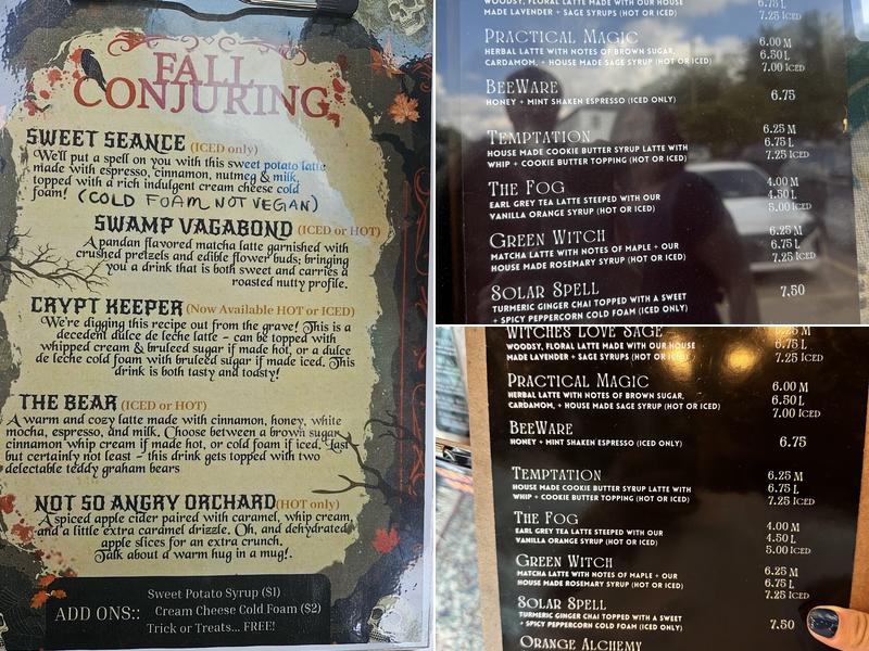 Mr. Tombstone’s Coffee Emporium Menu