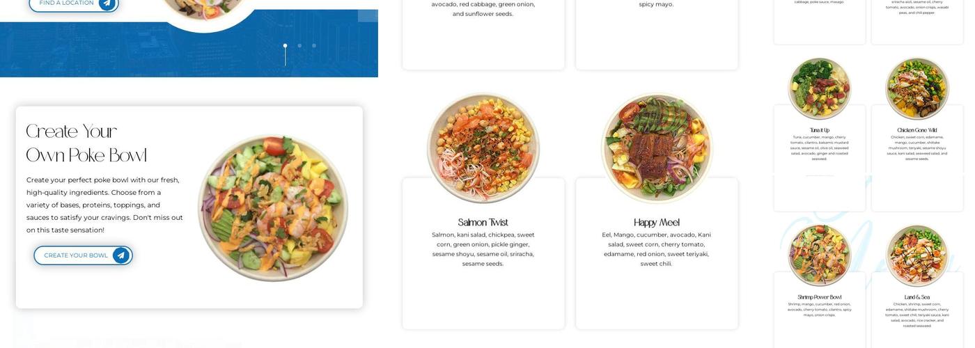 PokéBowl Station - Cobble Hill Menu