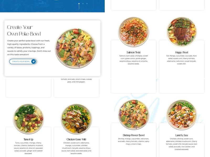 PokéBowl Station - Cobble Hill Menu