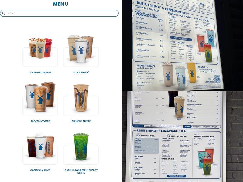 Dutch Bros Coffee Menu