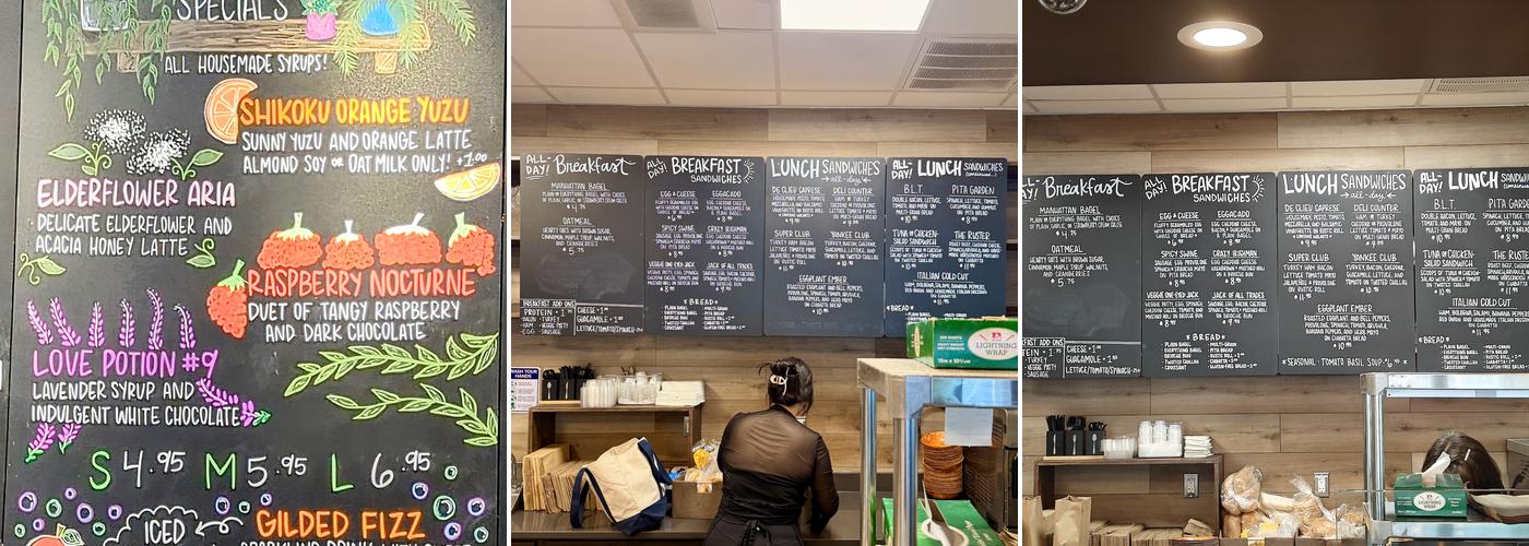 De Clieu Coffee & Sandwich - Reston Menu