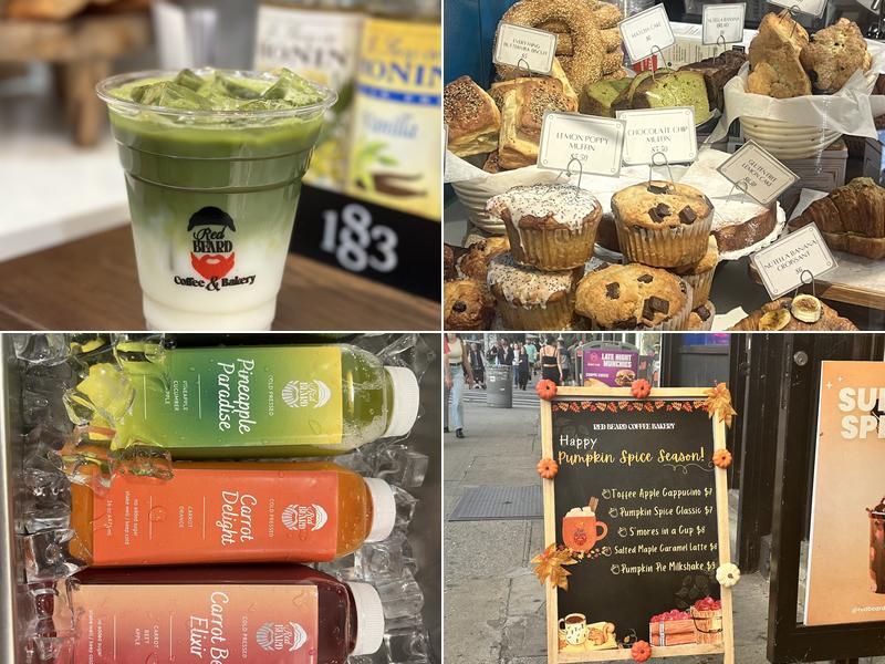 Red Beard Coffee & Bakery Menu