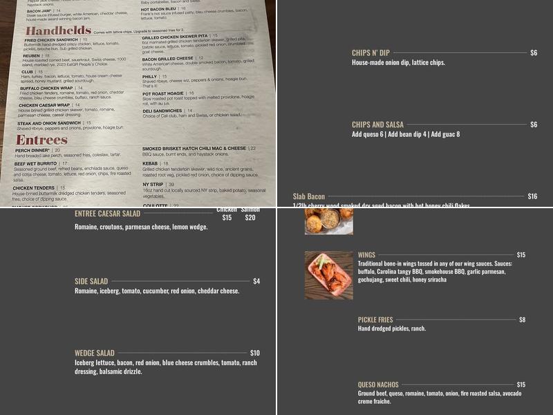 The Gritzmaker Menu