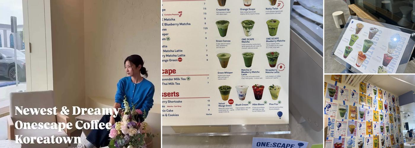 Onescape Coffee Menu